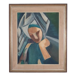 Gertie Lidberg, Picasso Study, 1957, Oil on Panel For Sale