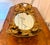 Antique Edwardian Gilt Metal Mirrored Grape Vine Drinks Serving Tray, 1900 For Sale - Image 3 of 12