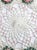 Textile Vintage Hand Crocheted Floral Doily For Sale - Image 7 of 10