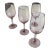 Vintage Libbey Pink Wine Glasses- Set of 4 For Sale