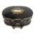 XXL Antique French Ebony Napoleon III Bronze & Sevres Plaque Vanity Jewelry Box For Sale