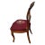 Wood Pair Antique C1880 Victorian Walnut Side Chairs Needlepoint French Polished For Sale - Image 7 of 18