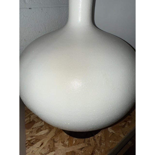 Mid Century Modern Turned Studio Pottery Ceramic Lamp For Sale - Image 6 of 12