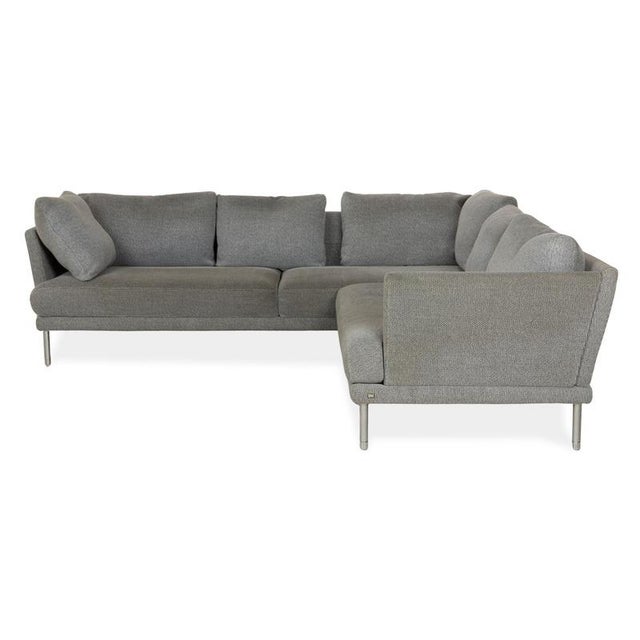 Fabric Corner Sofa in Grey from Rolf Benz For Sale - Image 11 of 12