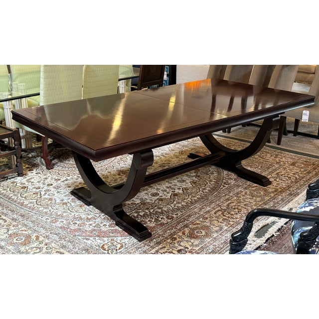 Early 21st Century Barbara Barry for Baker Furniture Extension Dining Table & Chairs, Set For Sale - Image 5 of 18