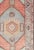 Vintage Turkish Oushak Medallion Rug in Salmon, Light Green, Gray & Light Blue Measures: 3'2 x 6'3. Turkish Tribal Vintage...