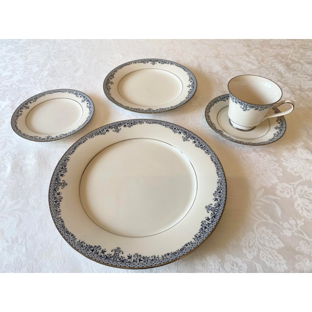 Noritake Noritake Charleston China 12 Place Settings & Serving Pieces- 66 Pieces Mint Condition Late 20th Century For Sale - Image 4 of 12