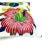Abstract Schumacher Exotic Butterfly in Sprint With Self-Welt Indoor/Outdoor Pillow Cover For Sale - Image 3 of 5