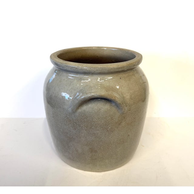 Gray French Stoneware Confit Pot For Sale - Image 8 of 10