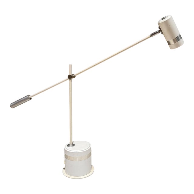 1980s Post-Modern Benny Frandsen Counter-Balance Halogen Task Lamp For Sale