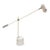 1980s Post-Modern Benny Frandsen Counter-Balance Halogen Task Lamp For Sale