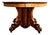 Early 20th Century Solid Oak Clawfoot Dining Table With Four Leaves For Sale