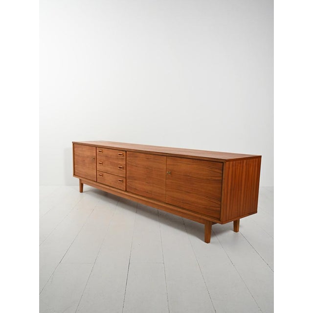 Vintage Walnut Sideboard, 1960s For Sale - Image 6 of 14