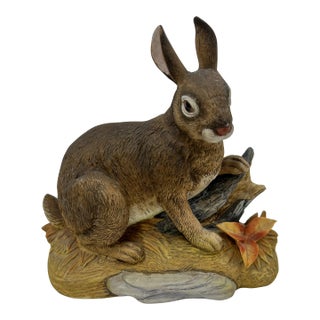 1980s Andrea by Sadek “Wild Hare” Rabbit Figurine For Sale