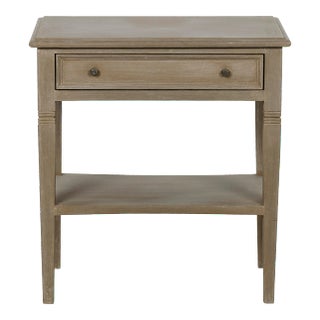 NOIR Oxford 1-Drawer Side Table in Weathered For Sale