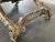 Gold French Empire Style Carved X-Form Footstool For Sale - Image 8 of 12