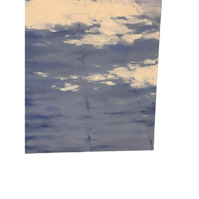 Light Green Ron Savage Impressionist Cityscape Oil Painting For Sale - Image 8 of 11