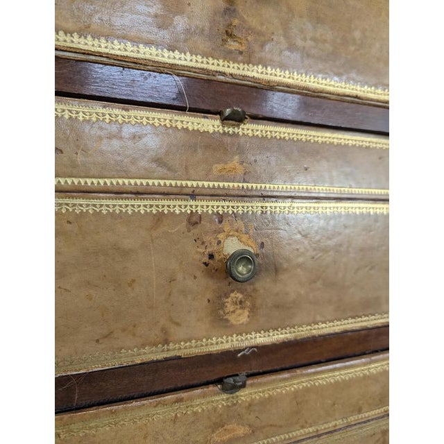 Louis Philippe Style Mahogany Notary Filing Cabinet For Sale - Image 6 of 8