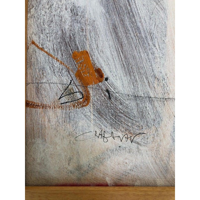 1990s Craig Allen Abstract Nude Figurative Painting Titled "Echo" For Sale In Miami - Image 6 of 7