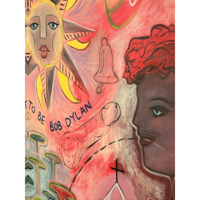 Blue Queer Figurative Composition, 2025, Oil Painting on Canvas For Sale - Image 8 of 11