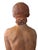 Terra Cotta Original Signed O’Hare Figural Sculpture of Seated Woman in Blue Skirt For Sale - Image 8 of 10