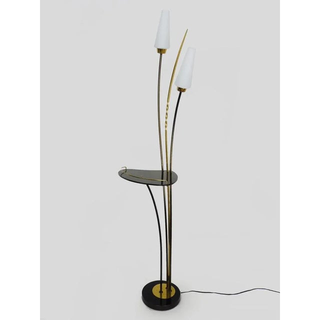 1950s Vintage Floor Lamp from Maison Arlus, 1950s For Sale - Image 5 of 11