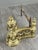 20th Century Louis XVI Style Gilt Bronze Andirons, Set of 2 For Sale - Image 4 of 9