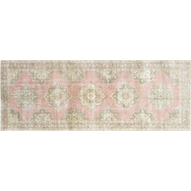Textile 1960s Turkish Oushak Runner For Sale - Image 7 of 7