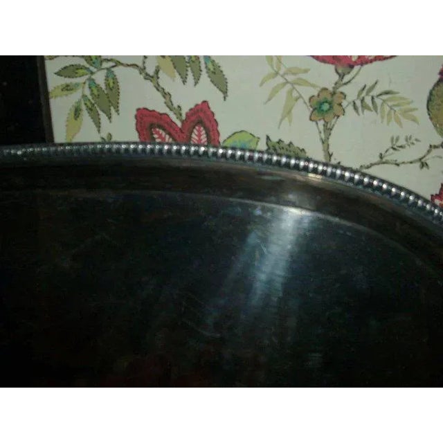 Early 19th Century Early 19th Century Old Sheffield Silver on Copper "Fortune Favors the Brave" Handled Tray For Sale - Image 5 of 9