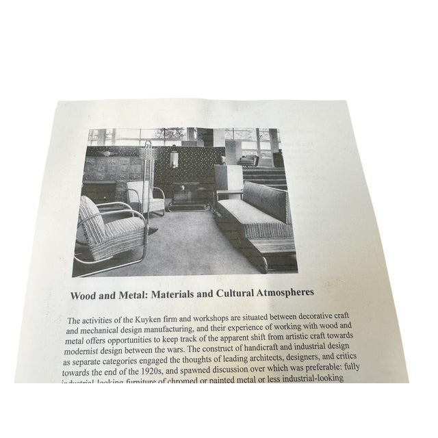 Art Deco Tubular Steel Lounge Chairs by Frits Kuyken, 1936, Set of 2 For Sale - Image 6 of 16