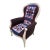 Late 19th Century Custom Quilt Upholstery Victorian Club Chair For Sale