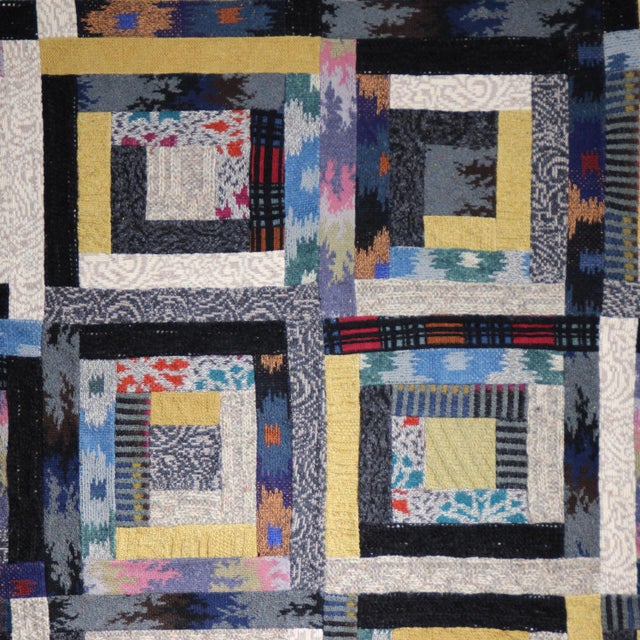 Saporiti Italia Large Hand-Signed Tapestry by Ottavio Missoni and Giorgio Saporiti for Saporiti Italia, Italy, 1987 For Sale - Image 4 of 17
