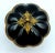 Black Antique Large Porcelain Bonbon Covered Bowl For Sale - Image 8 of 10