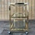 Vintage Mid Century Modern Dry Bar/ Serving Cart in the Pierre Vandel Style. Circa 1970s For Sale - Image 10 of 18