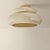 Contemporary Mitzi Pia 16 in. 1 Light Semi Flush in Aged Brass and Ceramic Butter Crackle Finish For Sale - Image 3 of 4