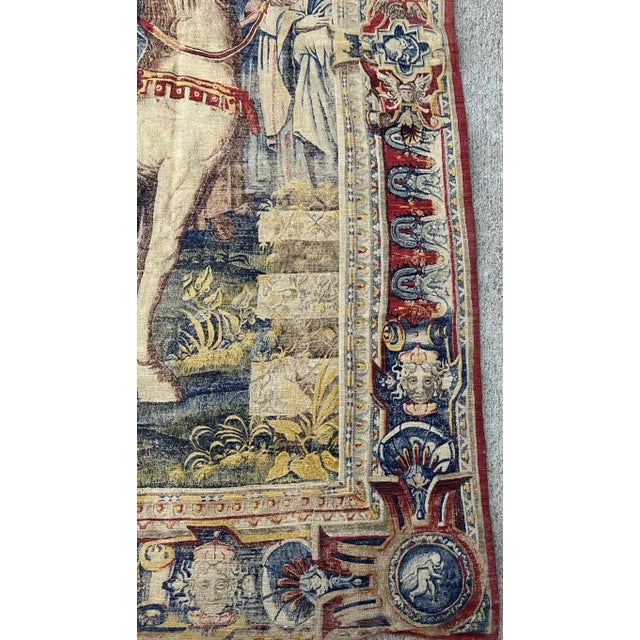 Early 20th Century Early 20th Century Medieval Tapestry For Sale - Image 5 of 11