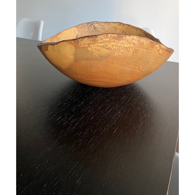 Camel Spencer Peterman for Calvin Klein Spalted Maple Bowl, Exclusive Collaboration- Collector’s Piece For Sale - Image 8 of 9