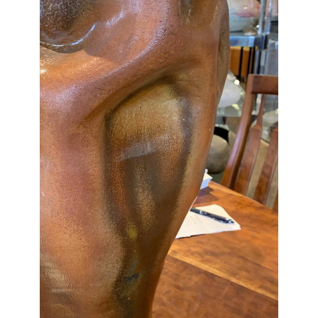 Paul Soldner Large Vintage Pottery Vessel For Sale - Image 4 of 13