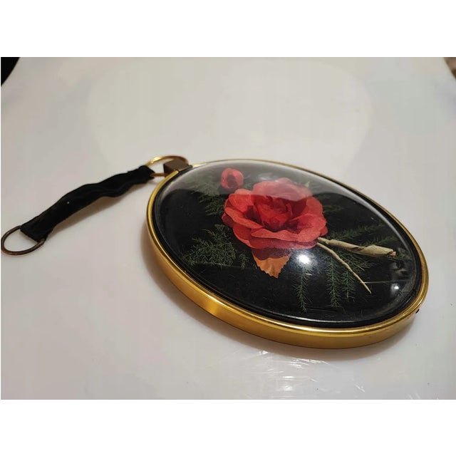 Flowers Behind Convex Glass, 1960s-1970s For Sale - Image 4 of 5