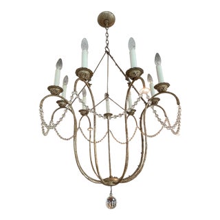 Niermann Weeks 9 Arm Italian Chandelier For Sale