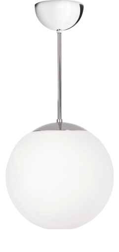Glob Chrome D30 Ceiling Lamp from Kunsthandverk