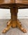 Late 20th Century Vintage 48 Inch Round Quarter Sawn Oak Lion Paw Claw Foot Pedestal Dining Table For Sale - Image 5 of 16