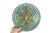 Vintage Turquoise Blue Decorated Metal Cocktail Drinks Tray Made by Baret Ware For Sale - Image 4 of 10
