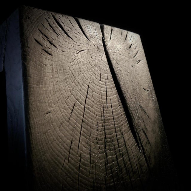 Not Yet Made - Made To Order Charred and Oiled Oak Stool by Fritz Baumann For Sale - Image 5 of 6