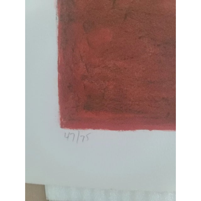 Contemporary 1970s Harold Baumbach Seated Woman, Lithograph 47/75 For Sale - Image 3 of 7