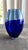 1980s Scandinavian Cobalt Blue Art Glass Vase | Heavy Hand Blown Mid Century Modern Statement Decor 9" For Sale - Image 5 of 9