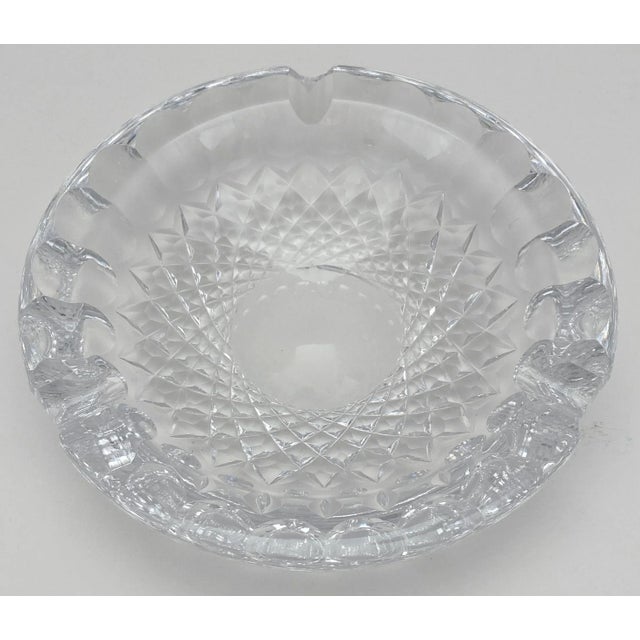 Glass Vintage Waterford Diamond Cut Crystal Ashtray or Catchall Dish For Sale - Image 7 of 8
