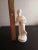 Contemporary 1970s Ardalt Bisque Lady With Harp Figurine For Sale - Image 3 of 5