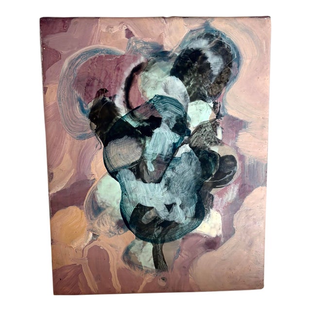 Mixed Media Contemporary Abstract Painting by Bruce Riley For Sale