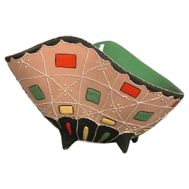 Italian Ceramic Bowl from Deruta, 1950s For Sale